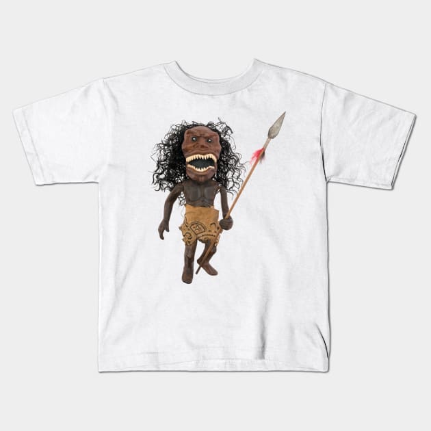 Zuni Doll from Trilogy of Terror Kids T-Shirt by Scum & Villainy